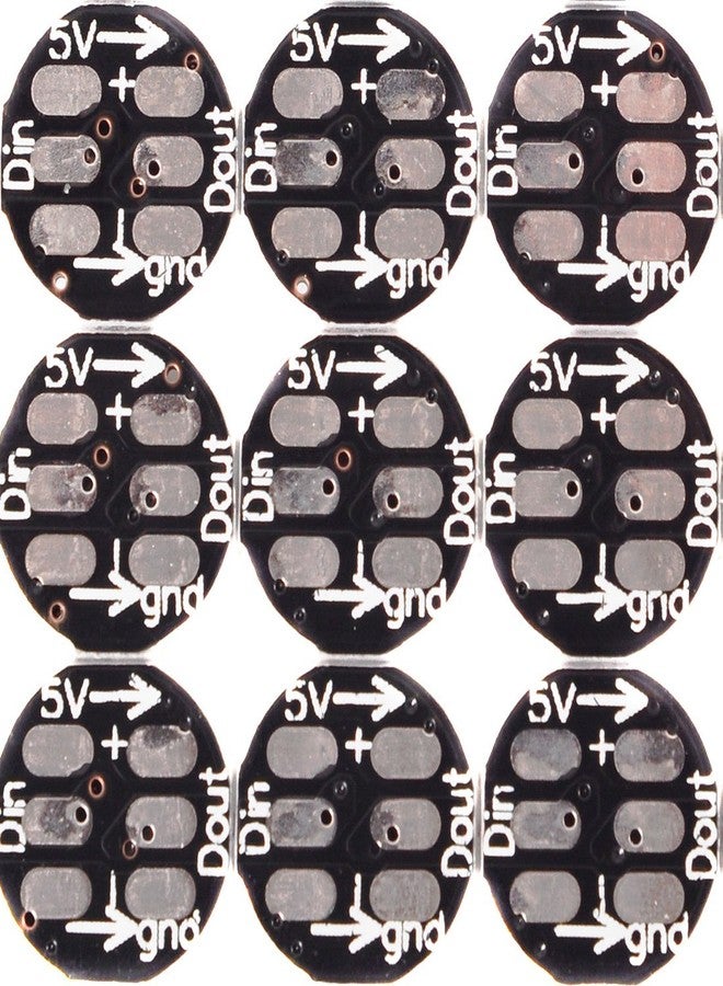 BTF-LIGHTING WS2812B 100 قطعة من وحدات إضاءة LED ذكية RGB قابلة للعنونة بشكل فردي، متوافقة مع أردوينو، وحدة إضاءة LED RGB أحادية اللون، لوحة دوائر مطبوعة سوداء فقط، تعمل بجهد 5 فولت تيار مستمر، مناسبة لأعياد الميلاد (بدون محول أو وحدة تحكم). - Image 2